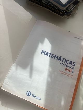Código Bruño Matemáticas Académicas 4 ESO