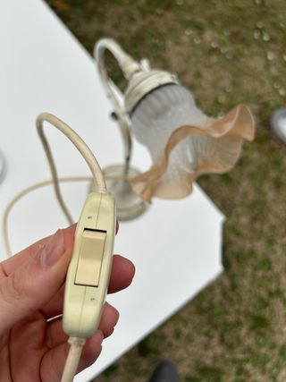 Coppia lampade camera vintage Libertystyle/Floreal