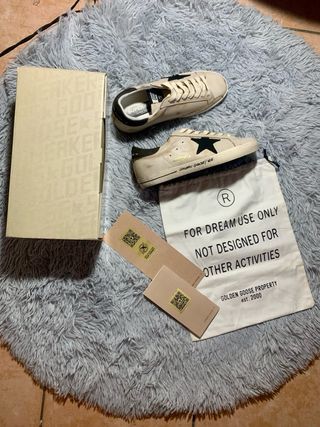 Golden Goose Sneakers Beige/Nero