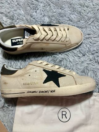 Golden Goose Sneakers Beige/Nero