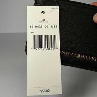 Tarjetero Monedero Tommy Hilfiger Negro