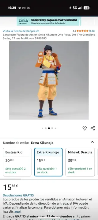 Figura Kukinojo One Piece