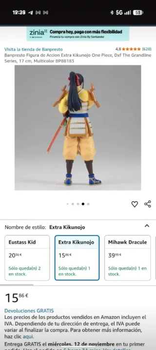 Figura Kukinojo One Piece