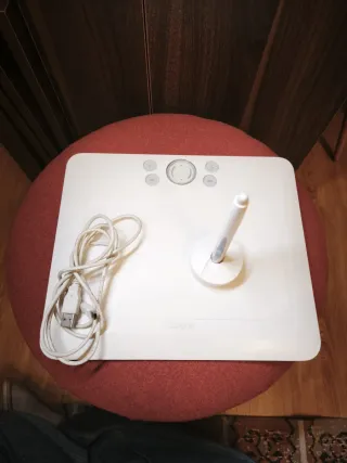 Tableta Gráfica Wacom Bamboo Fun Blanca