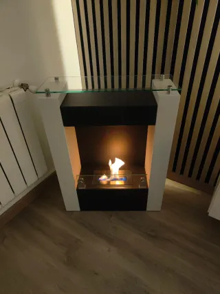 Chimenea bioetanol moderna
