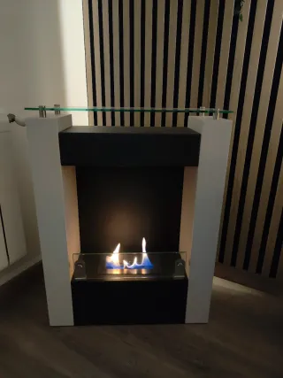 Chimenea bioetanol moderna