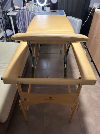 Camilla plegable Ecopostural: 2 cuerpos 182x68x85*