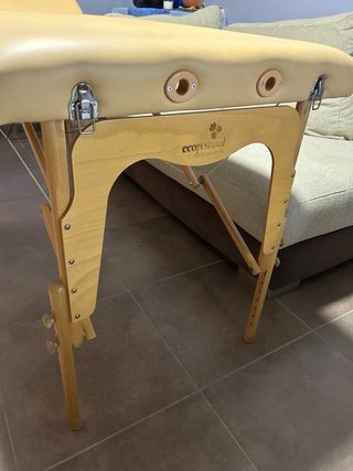 Camilla plegable Ecopostural: 2 cuerpos 182x68x85*