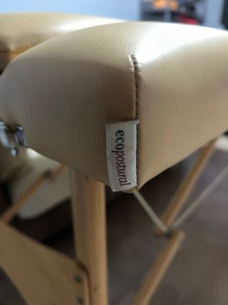 Camilla plegable Ecopostural: 2 cuerpos 182x68x85*