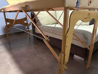 Camilla plegable Ecopostural: 2 cuerpos 182x68x85*