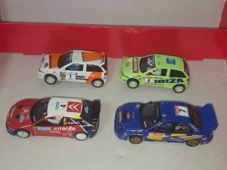 Lote Scalextric: Coches, Mandos y Tramos