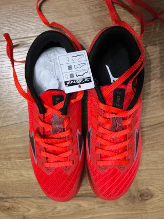 Zapatillas Mizuno Clavos Atletismo Rojo Negro