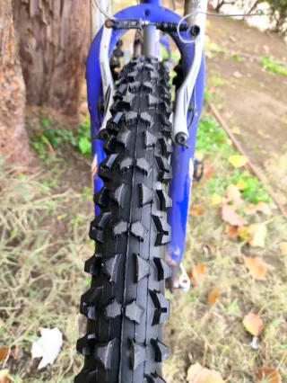 Bicicleta Doble Suspensión Azul