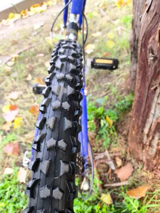 Bicicleta Doble Suspensión Azul