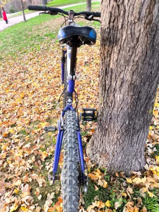 Bicicleta Doble Suspensión Azul