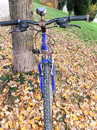 Bicicleta Doble Suspensión Azul