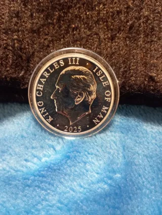 Isla de Man 1 Onza Plata