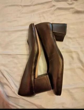 Zapatos de piel negros talla 36