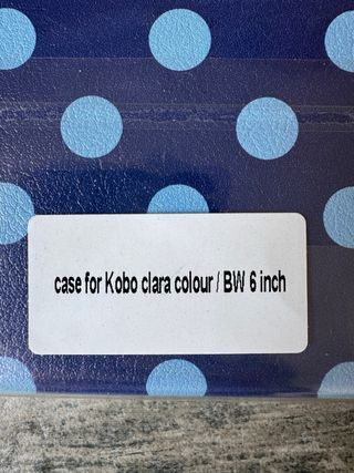 Funda Kobo Clara Colour 6 Azul Lunares