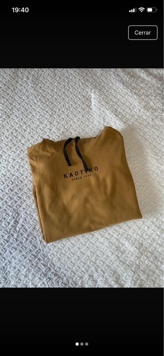 Sudadera Kaotiko Marrón