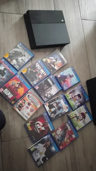 Consola PlayStation 4 + 12 Juegos y 2 mandos