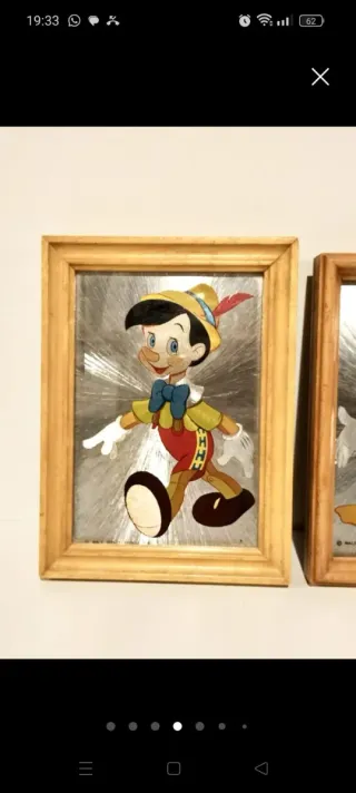 3 Quadri Disney Anni '70