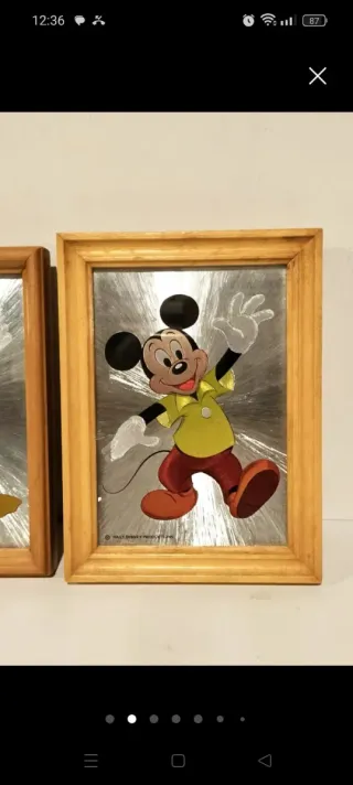 3 Quadri Disney Anni '70