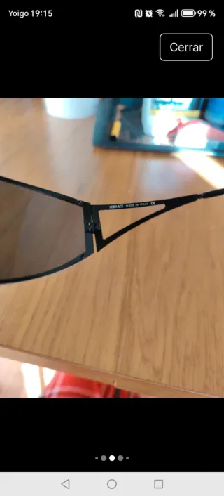 Gafas de sol Versace auténticas negras