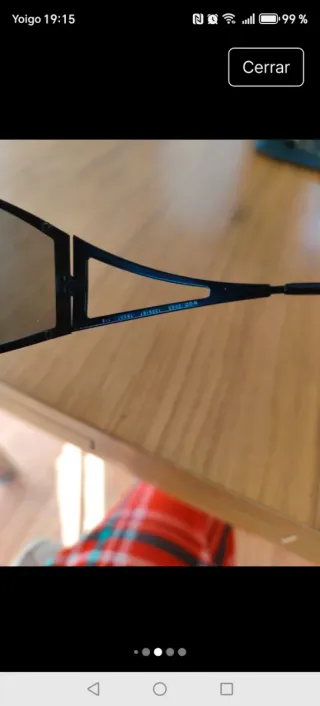 Gafas de sol Versace auténticas negras