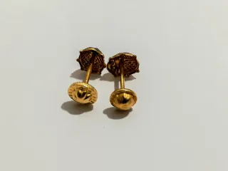 Pendientes Oro 18k Mariquita