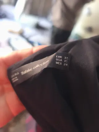 Vestido Zara cuadros manga larga