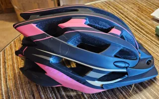 Casco y candado para bicicleta