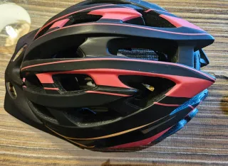 Casco y candado para bicicleta