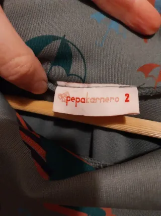 Vestido estampado lluvia TS