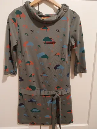 Vestido estampado lluvia TS