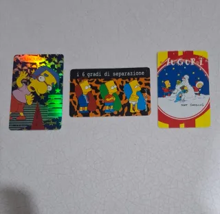 Carte Simpsons, Garfield, Digimon, Pokemon, ecc.
