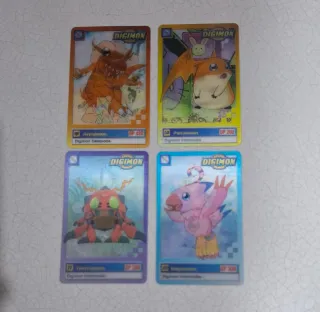 Carte Simpsons, Garfield, Digimon, Pokemon, ecc.