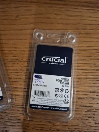 Micron 8GB DDR4 SODIMM 3200MHz