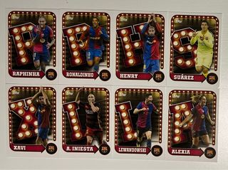 Cartas Coleccionables Fútbol FC Barcelona