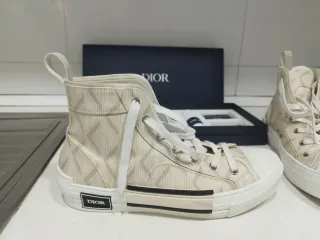 Zapatillas Dior Hombre Caña Alta Beige