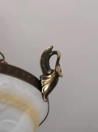 Lámpara de techo bronce vintage