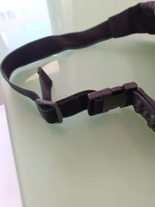 Riñonera Delsey Unisex Nylon/Lona Negra Multicolor