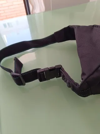 Riñonera Delsey Unisex Nylon/Lona Negra Multicolor