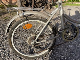 Bicicleta Plegable Plata