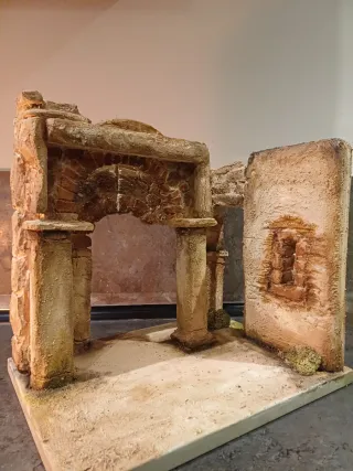 020 Construccion Arco Ruina Belén/Diorama