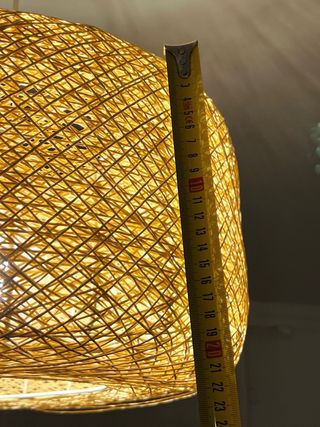 Lámpara de techo INSPIRE Niut Jute