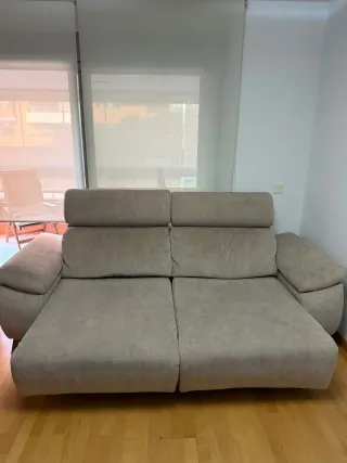 Sofá de 3 plazas beige