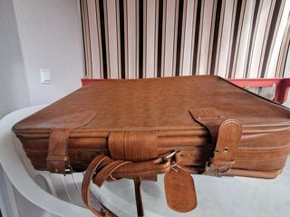 Maleta Rodelle Marrón Vintage