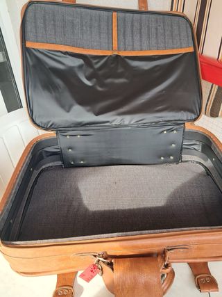 Maleta Rodelle Marrón Vintage