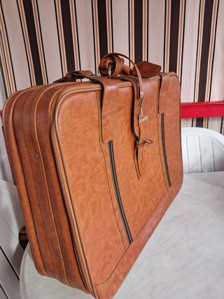 Maleta Rodelle Marrón Vintage